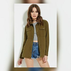 🎉DONATING 8/1 HP Cotton utility jacket OLIVE